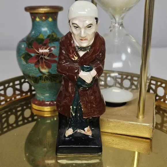 Vtg Scrooge Royal Doulton ManFigurine Charles Dickens A Christmas Carol 3D Decor - Picture 12 of 12